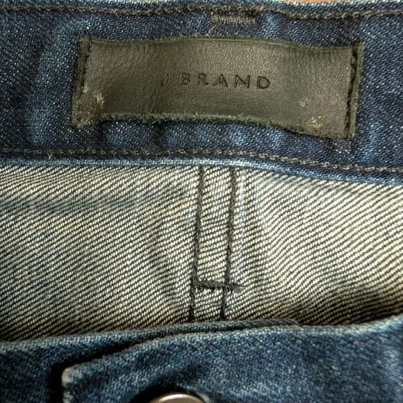 J Brand Jeans Mens 34x33 Blue Denim Kane Slim Straight Leg Indigo Cali Made USA - Picture 8 of 14